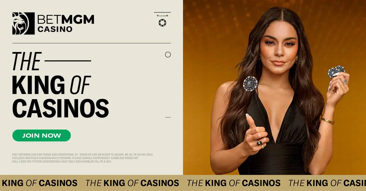 BetMGM Casino PA Selects Vanessa Hudgens for New Campaign • CasinoWatch PA